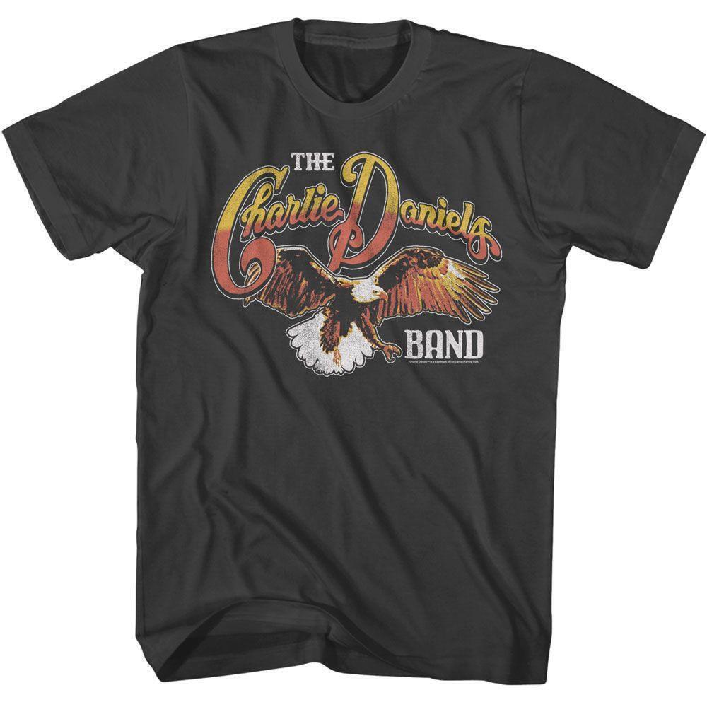 Charlie Daniels Band Tri_Color Eagle Smoke Adult T Shirt